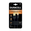 Duracell Duracell USB-A to lightning Braided Cable 2 Metre / Black / Brand New Condition