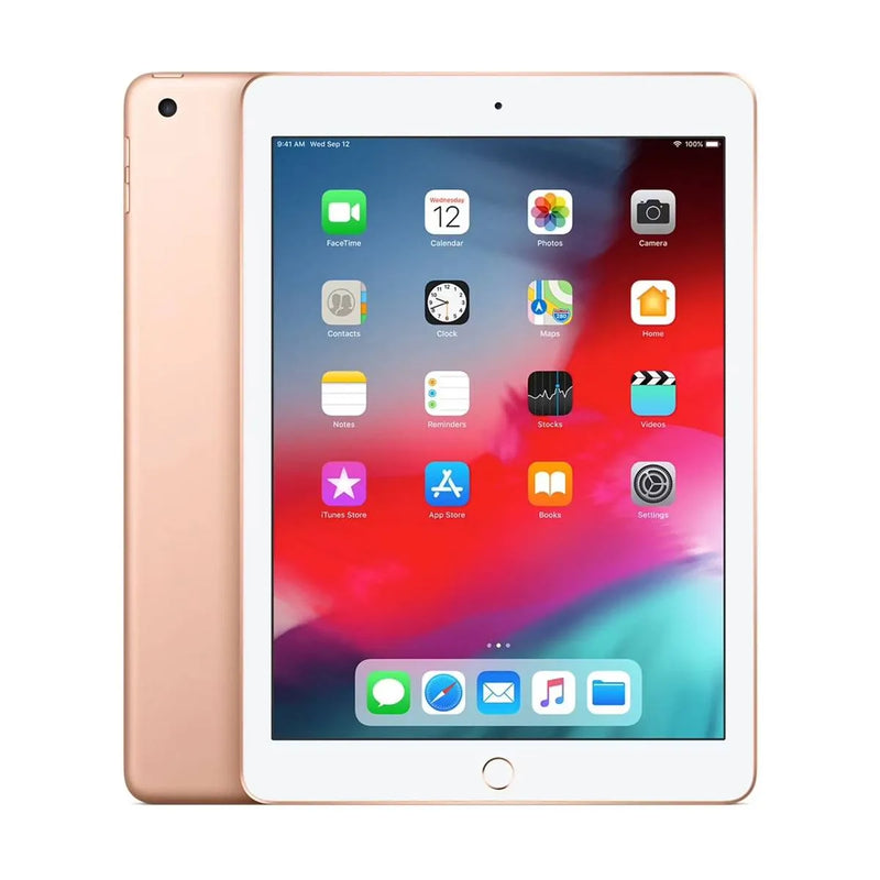 Apple iPad 6 2018 WiFi + Cellular 128GB / Gold / Pristine Condition