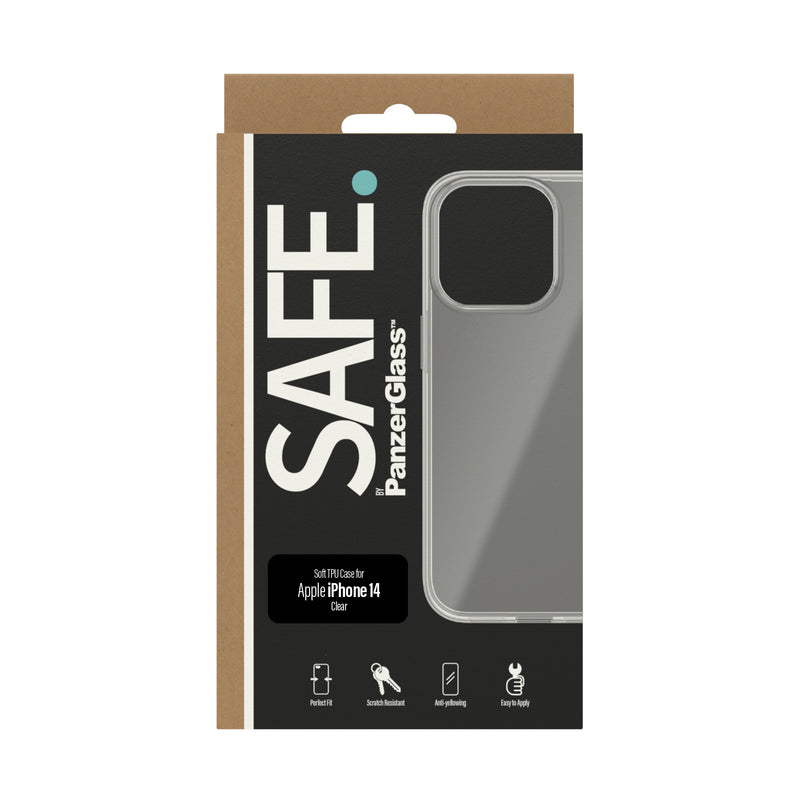 PanzerGlass SAFE. by PanzerGlass® TPU Case Apple iPhone 14 | 13 Clear / Brand New Condition