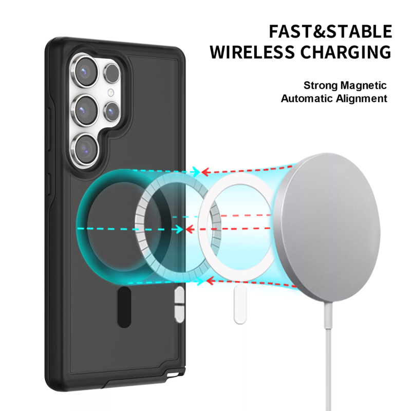 ProMag Matte Case for Galaxy S25 Ultra -Black