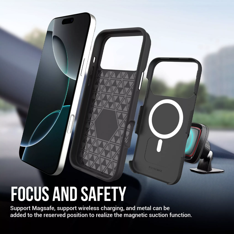 ProGrip With MagSafe Case for iPhone 17 Pro -Black